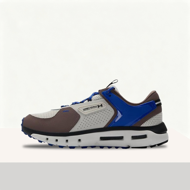 Men Shoes Under Armour - Кроссовки Under Armour Summit Trek, бело-сине-коричневые,