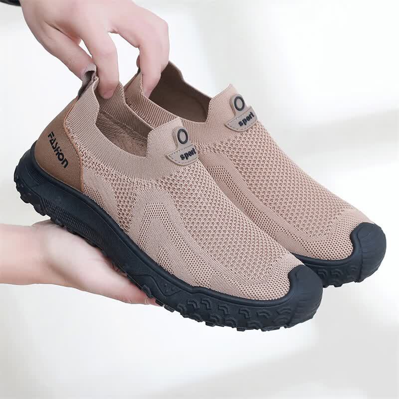 Men'S Shoes Slip On - Летняя мужская повседневная обувь, эластичная обувь