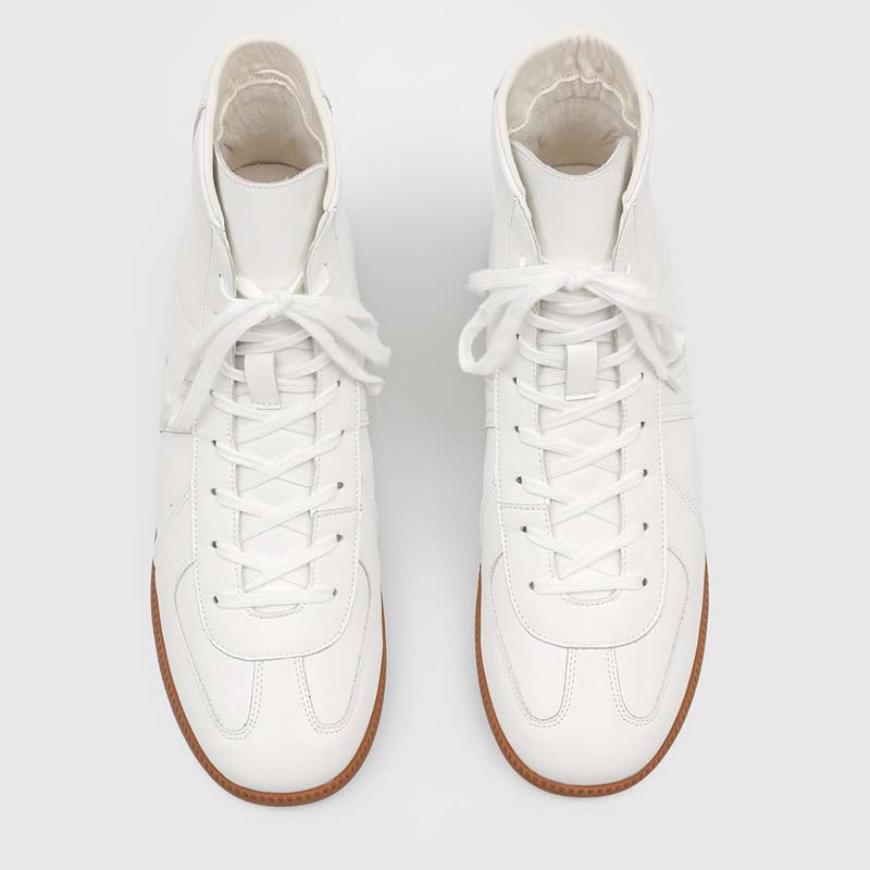 Men'S Shoes To Increase Height - Мужские классические комбинированные высокие повседневные ботинки