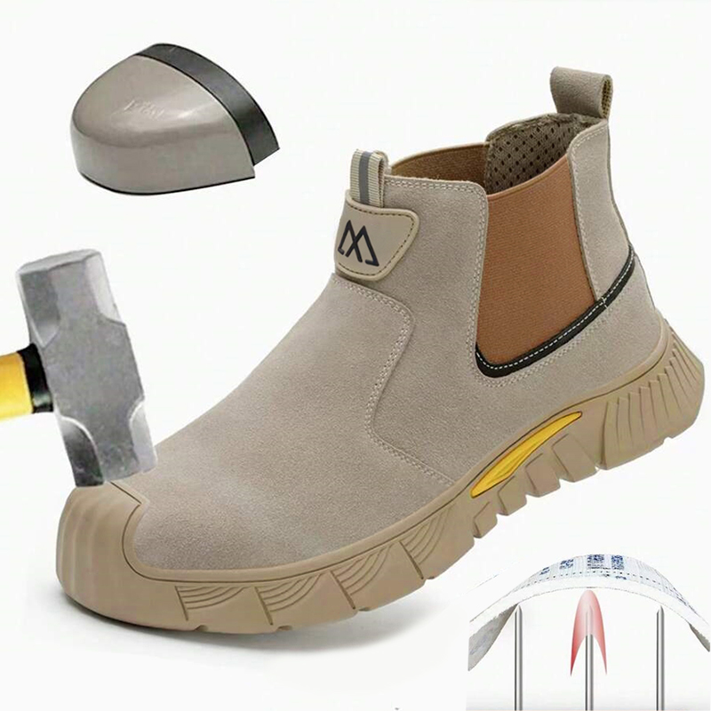 Men Shoes Office - Износостойкие прочные рабочие ботинки с металлическим