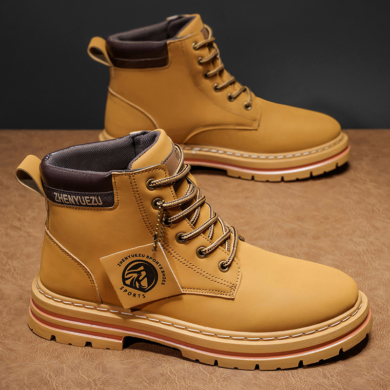 Men'S Shoes Timberland - Модные мужские высокие ботинки, мягкая комфортная