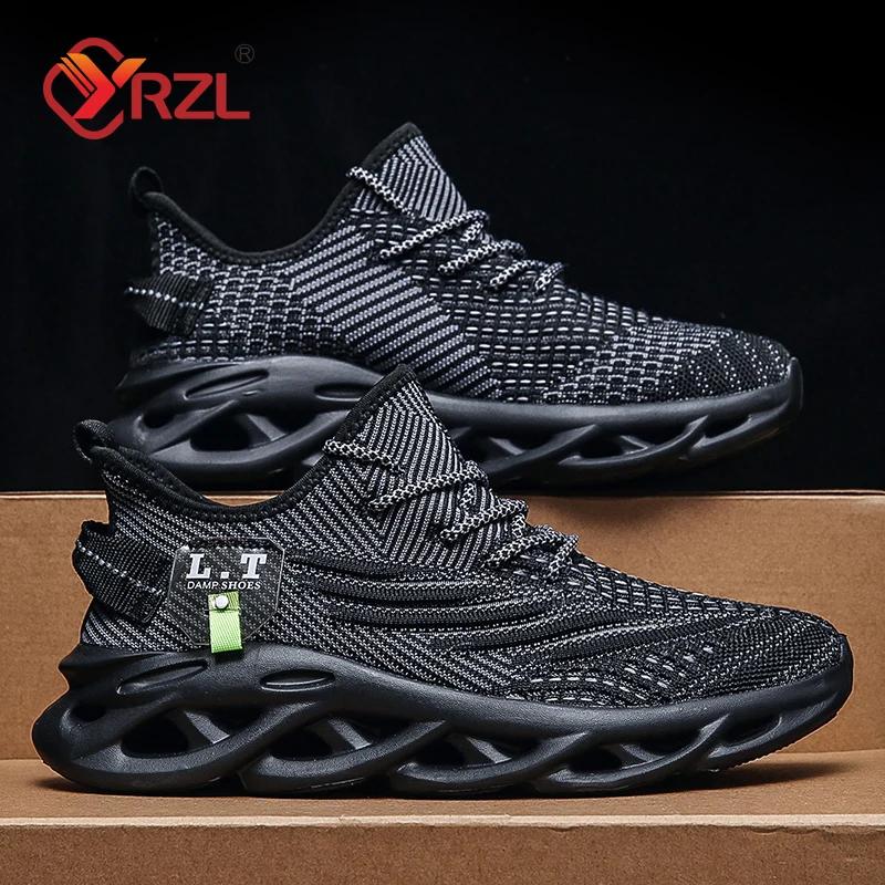 Men Shoes Size 11 - YRZL мужские спортивные черные кроссовки для
