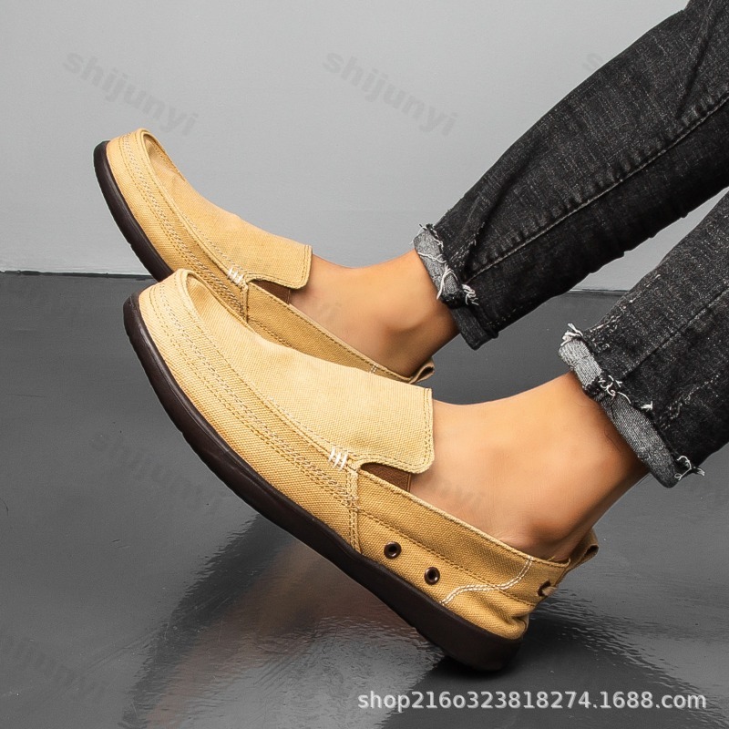 Осенняя мужская парусиновая по – обзор и цена Men'S Shoes Slip On
